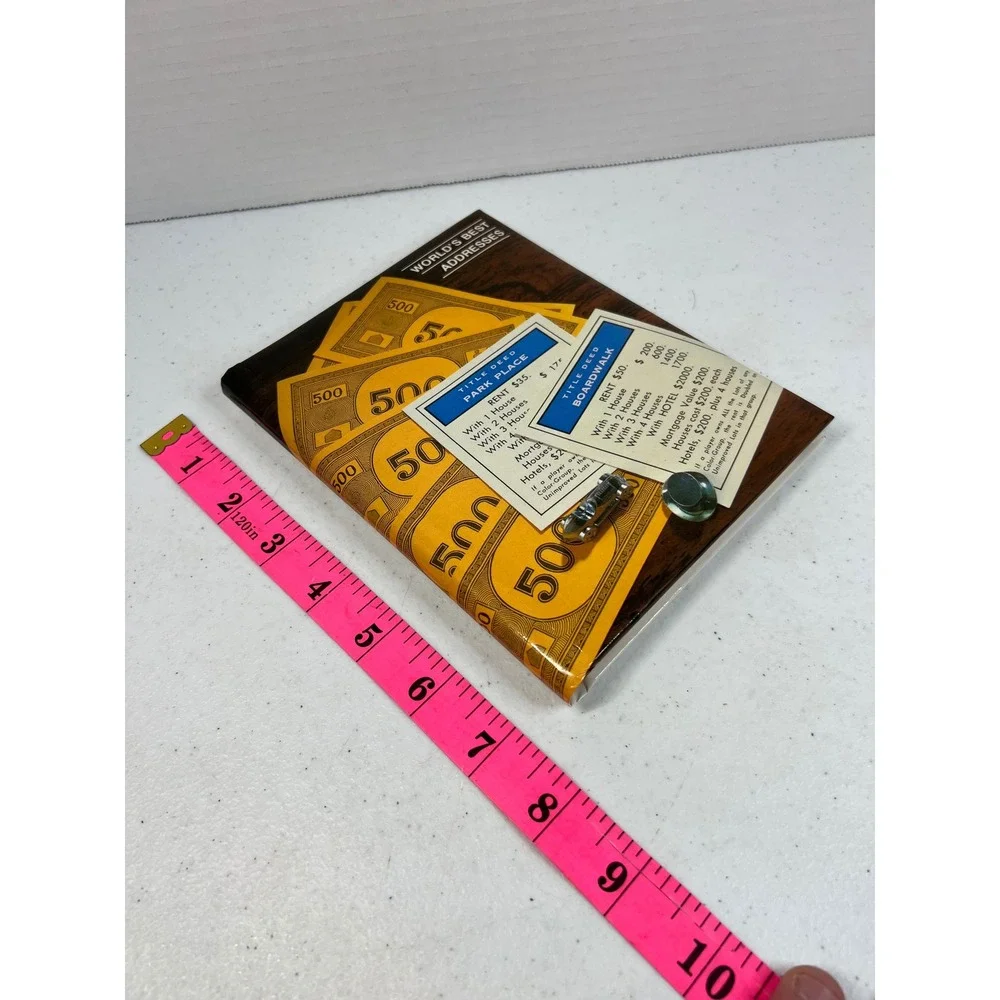 Vintage Monopoly American Greetings Address Book Worlds Best Addresses 1984‎
